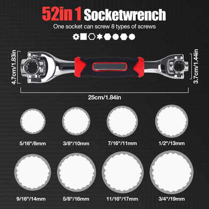 TorkNob™ - 360° Socket Wrench